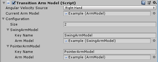 Transition Arm Model